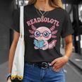 Readsolotl Axolotl Reading Book Bookworm Bookish Girls Kids T-Shirt Gifts for Her Readsolotl Axolotl Reading Book Bookworm Bookish Girls Kids T-Shirt Gifts for Her