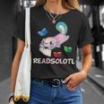 Readsolotl Axolotls Funny Kids Reading Fish Books Lizard T-Shirt Gifts for Her Readsolotl Axolotls Funny Kids Reading Fish Books Lizard T-Shirt Gifts for Her