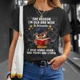 The Reason I'm Old And Wise Is Because I Read Books Owl T-Shirt Gifts for Her