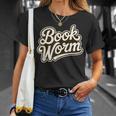 Retro Book Worm Reading For Book Lovers T-Shirt Gifts for Her Retro Book Worm Reading For Book Lovers T-Shirt Gifts for Her