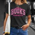 Retro Pink Coquette Bow Valentine Book Lover Varsity T-Shirt Gifts for Her Retro Pink Coquette Bow Valentine Book Lover Varsity T-Shirt Gifts for Her