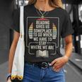 Retro Vintage Reading Reader Book Lover Literature Library T-Shirt Gifts for Her Retro Vintage Reading Reader Book Lover Literature Library T-Shirt Gifts for Her