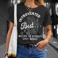 Romance Reader Spicy Book Merch Book Lovers Bookish Women T-Shirt Gifts for Her