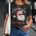 He Sees What You'Ve Been Reading Dirty Spicy Books Women T-Shirt Gifts for Her He Sees What You'Ve Been Reading Dirty Spicy Books Women T-Shirt Gifts for Her
