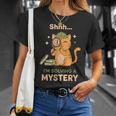 Shhh I'm Solving A Mystery Cat Detective Book Lover T-Shirt Gifts for Her Shhh I'm Solving A Mystery Cat Detective Book Lover T-Shirt Gifts for Her