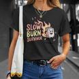 Slow Burns Survivor Book Lover T-Shirt Gifts for Her Slow Burns Survivor Book Lover T-Shirt Gifts for Her
