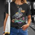 Smart Pigeon Sitting On Book Stack T-Shirt Gifts for Her Smart Pigeon Sitting On Book Stack T-Shirt Gifts for Her
