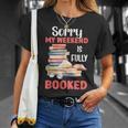 Sorry My Weekend Is Fully Booked Reading Bookworm Book T-Shirt Gifts for Her