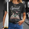 Spread Those Pages Like A Good Girl Bookworm Book Lover T-Shirt Gifts for Her