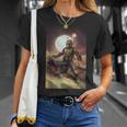 Star Wars The Book Of Boba Fett Combat Pose Portrait T-Shirt Gifts for Her Star Wars The Book Of Boba Fett Combat Pose Portrait T-Shirt Gifts for Her