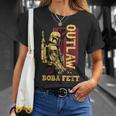 Star Wars The Book Of Boba Fett Outlaw Color Pop T-Shirt Gifts for Her Star Wars The Book Of Boba Fett Outlaw Color Pop T-Shirt Gifts for Her