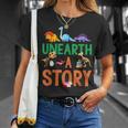 Summer Reading 2026 Dinosaurs Book Lover Unearth A Story T-Shirt Gifts for Her Summer Reading 2026 Dinosaurs Book Lover Unearth A Story T-Shirt Gifts for Her