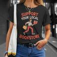 Support Your Local Bookstore Retro Book Lover T-Shirt Gifts for Her