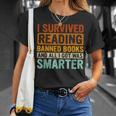 I Survived Reading Banned Books Bookaholic Book Lovers T-Shirt Gifts for Her I Survived Reading Banned Books Bookaholic Book Lovers T-Shirt Gifts for Her