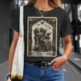 Tarot Card The Emotional Damage Skeleton Romantasy Book T-Shirt Gifts for Her