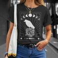 Tarot Card Raven Crow On Books Dark Academia Aesthetic T-Shirt Gifts for Her Tarot Card Raven Crow On Books Dark Academia Aesthetic T-Shirt Gifts for Her