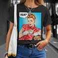 Tea Pop Art Comic Book Cartoon Tea Party Tea Lover Drinking T-Shirt Gifts for Her