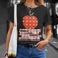 Teach Love Inspire Valentines Day Book 6th Grade Teacher T-Shirt Gifts for Her