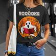 Teacher Halloween Ghost Books Reading For Men Women T-Shirt Gifts for Her