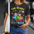 Teacher Heart Text Book For Men Women T-Shirt Gifts for Her Teacher Heart Text Book For Men Women T-Shirt Gifts for Her