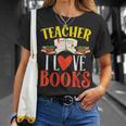 Teacher Survival Kit Items i Love Books Teaching For Men Women T-Shirt Gifts for Her