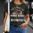 That's What I Do I Read Banned Books Book Nerd Lover T-Shirt Gifts for Her
