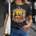 Thick Thighs Witch Vibes Spell Book And Potions T-Shirt Gifts for Her