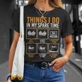 Things I Do In My Spare Time Kids Men Women Book Writer T-Shirt Gifts for Her Things I Do In My Spare Time Kids Men Women Book Writer T-Shirt Gifts for Her