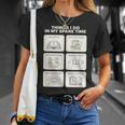 Things I Do In My Spare Time Reading Book Lover T-Shirt Gifts for Her