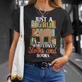 Tropical Zoo Animal Books Reading Sleeping Sloth Girl T-Shirt Gifts for Her Tropical Zoo Animal Books Reading Sleeping Sloth Girl T-Shirt Gifts for Her
