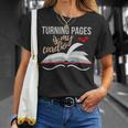 Turning Pages Is My Cardio Reading Book Novelty Shirt T-Shirt Gifts for Her