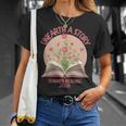 Unearth a Story 2026 Summer Reading Program Flowers Book T-Shirt Gifts for Her