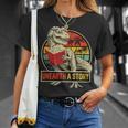 Unearth a Story Dinosaur Reading Book DinoRex Summer 2026 T-Shirt Gifts for Her Unearth a Story Dinosaur Reading Book DinoRex Summer 2026 T-Shirt Gifts for Her