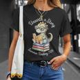 Unearth A Story Summer Reading 2026 Cute Dino Book Lover T-Shirt Gifts for Her