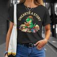 Unearth A Story Summer Reading 2026 Dinosaur Book Floral T-Shirt Gifts for Her Unearth A Story Summer Reading 2026 Dinosaur Book Floral T-Shirt Gifts for Her