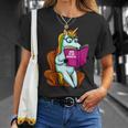 Unicorn Librarian For A Teacher Reading Book In School T-Shirt Gifts for Her Unicorn Librarian For A Teacher Reading Book In School T-Shirt Gifts for Her