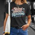 United States Of Reading Patriotic Book Lover T-Shirt Gifts for Her