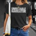Unreliable Narrator Literary Book Writing Writer Bookish Tee T-Shirt Gifts for Her Unreliable Narrator Literary Book Writing Writer Bookish Tee T-Shirt Gifts for Her