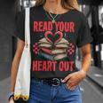 Valentine Book Read Your Heart Out Lover For Teens Kids T-Shirt Gifts for Her Valentine Book Read Your Heart Out Lover For Teens Kids T-Shirt Gifts for Her