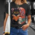 Vintage Japanese Cat Book Lovers Librarian Dad Teacher T-Shirt Gifts for Her Vintage Japanese Cat Book Lovers Librarian Dad Teacher T-Shirt Gifts for Her