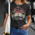 Vintage Retro Take A Look It's In A Book Bookworm Reading T-Shirt Gifts for Her Vintage Retro Take A Look It's In A Book Bookworm Reading T-Shirt Gifts for Her