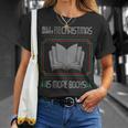All I Want For Christmas Is More Books Ugly Xmas Reading T-Shirt Gifts for Her All I Want For Christmas Is More Books Ugly Xmas Reading T-Shirt Gifts for Her