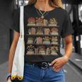 Whimsical Books And Blooms T-Shirt Gifts for Her