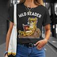 Wild Reader Cool Jaguar With Sunglasses Reading Book Kids T-Shirt Gifts for Her