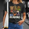 Wild About Reading Book Lover Bookworm Library Day T-Shirt Gifts for Her Wild About Reading Book Lover Bookworm Library Day T-Shirt Gifts for Her