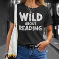 Wild About Reading Book Lover Library T-Shirt Gifts for Her Wild About Reading Book Lover Library T-Shirt Gifts for Her