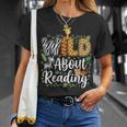 Wild About Reading Books Reader Lover Librarian Bookworm T-Shirt Gifts for Her