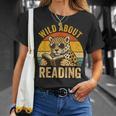 Wild About Reading Cheetah Book Leopard Print Kids Boys Girl T-Shirt Gifts for Her Wild About Reading Cheetah Book Leopard Print Kids Boys Girl T-Shirt Gifts for Her
