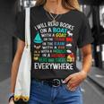 I Will Read Books On A Boat & Everywhere T-Shirt Gifts for Her I Will Read Books On A Boat & Everywhere T-Shirt Gifts for Her