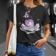 Witch Ghost Cat Skull Magic Books T-Shirt Gifts for Her